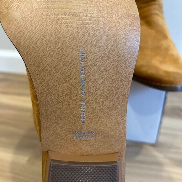 FRENCH CONNECTION Vegan Suede Slouchy Bootie Carrie Great Condition Size 9M - Picture 9 of 9